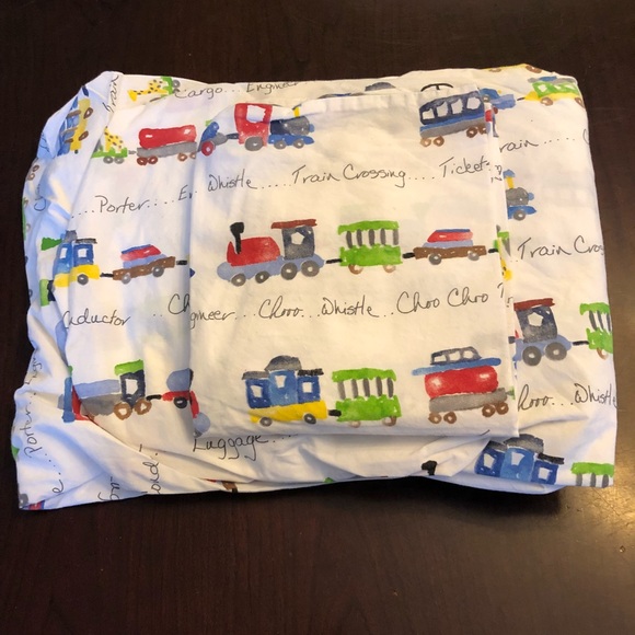 Pottery Barn Kids Bedding Trains Twin Sheets Poshmark